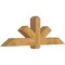 Ekena Millwork Kennewick Rough Sawn Timber Gable Bracket, Western Red Cedar, 72"W x 24"H x 6"D x 6"F, 8/12 Pitch GBW072X24X0606KEN00RWR - alternate 2